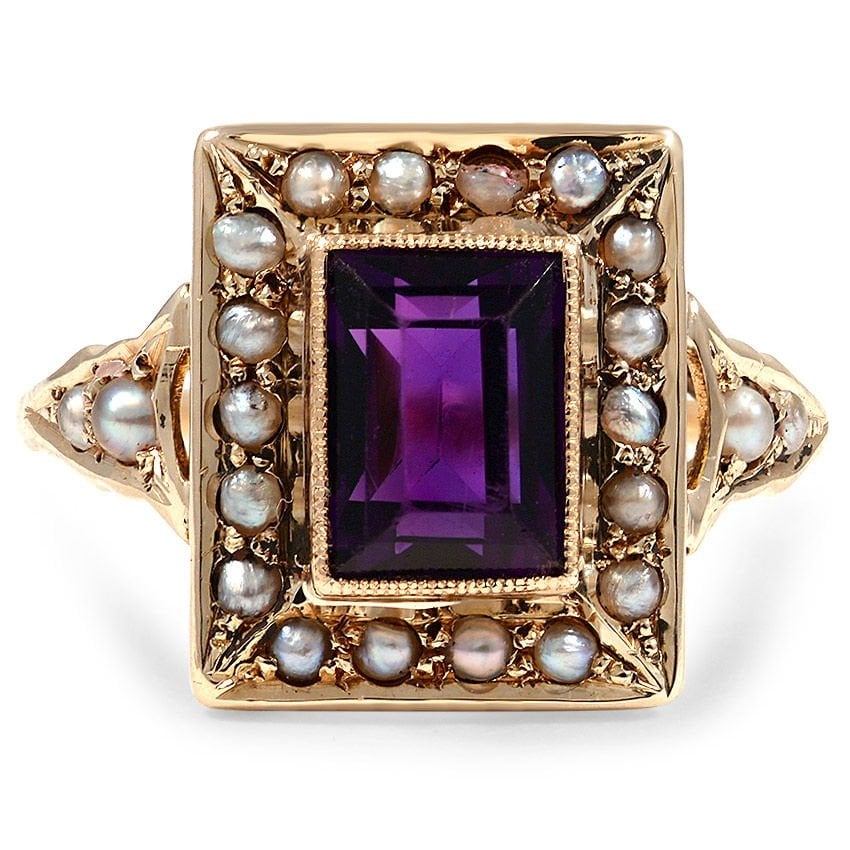 Victorian Amethyst Vintage Ring