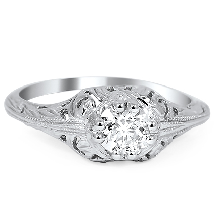 Art Nouveau Diamond Vintage Ring