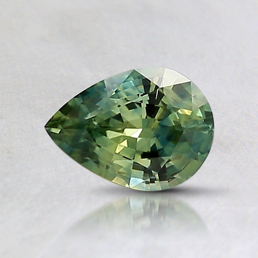 6.7x4.9mm Bi-Color Pear Montana Sapphire