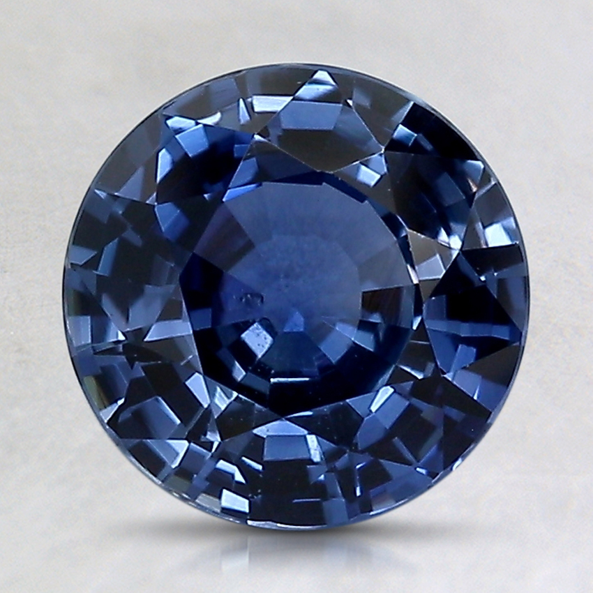 8.1mm Blue Round Sapphire