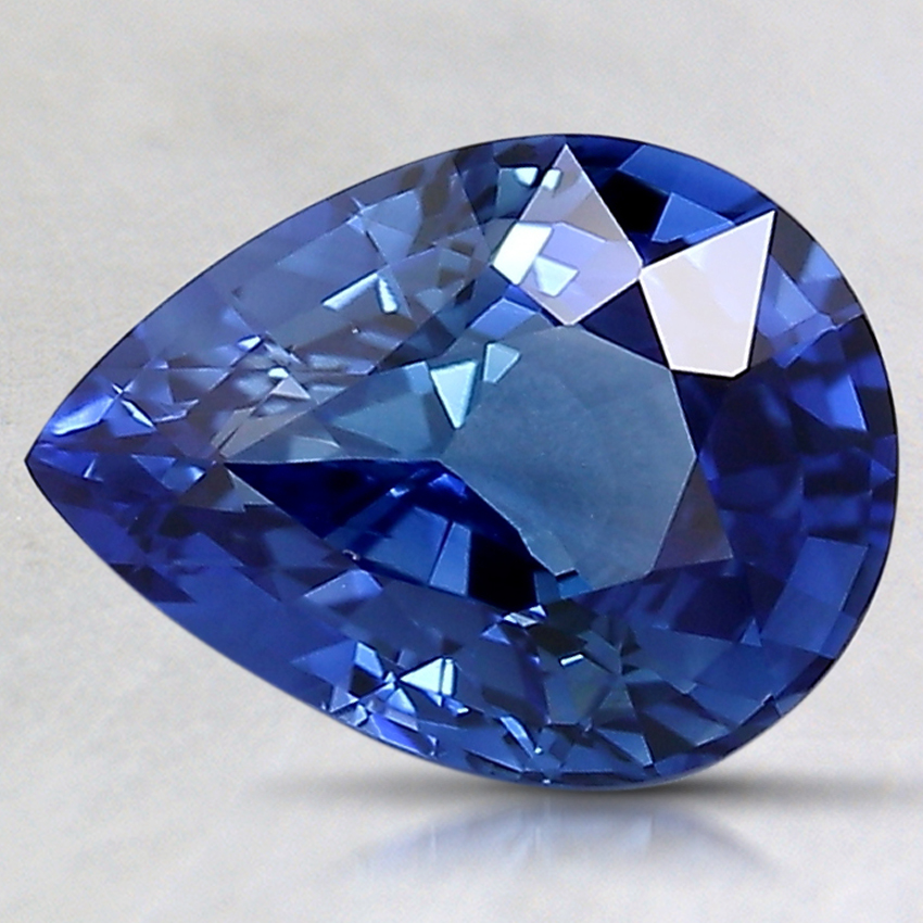9.6x7.2mm Blue Pear Sapphire