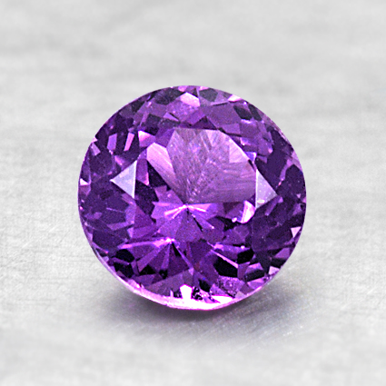6.4mm Purple Round Sapphire