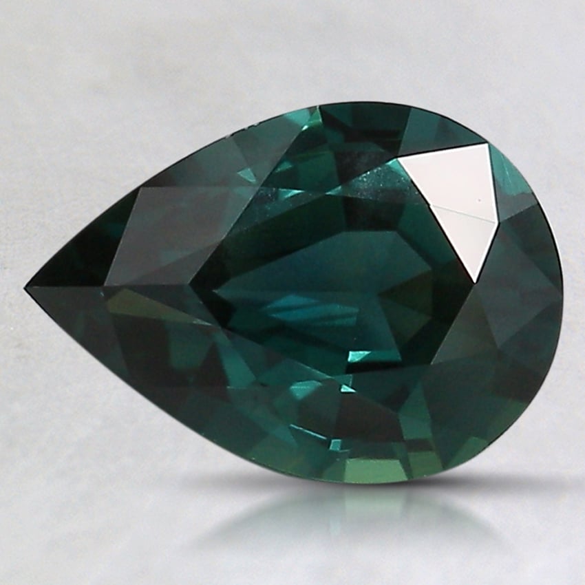 9.3x6.6mm Teal Pear Sapphire