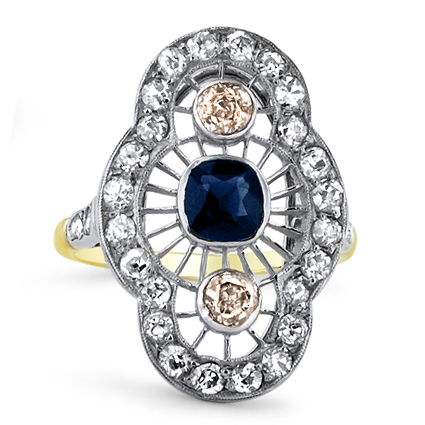Victorian Sapphire Vintage Ring
