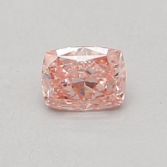 0.54 Ct. Fancy Vivid Pink Radiant Lab Grown Diamond
