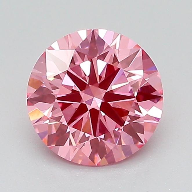 1.10 Ct. Fancy Vivid Pink Round Lab Grown Diamond