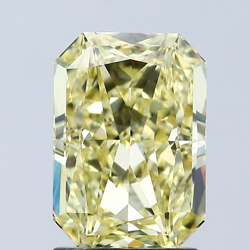 2.06 Ct. Fancy Vivid Yellow Radiant Lab Grown Diamond