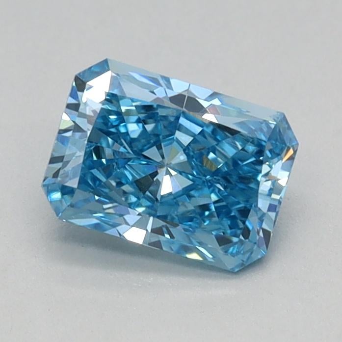 0.54 Ct. Fancy Vivid Blue Radiant Lab Grown Diamond