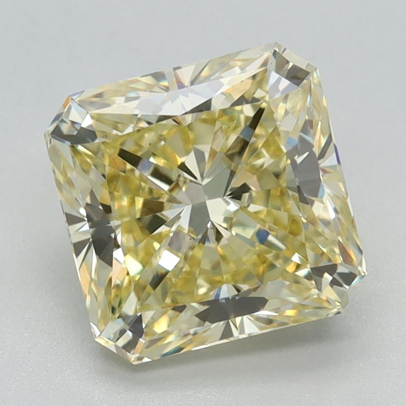 2.14 Ct. Fancy Yellow Radiant Lab Grown Diamond