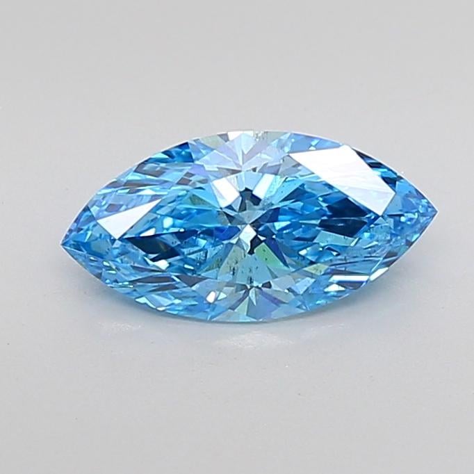 1.50 Ct. Fancy Vivid Blue Marquise Lab Grown Diamond