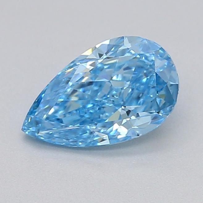 0.43 Ct. Fancy Vivid Blue Pear Lab Grown Diamond