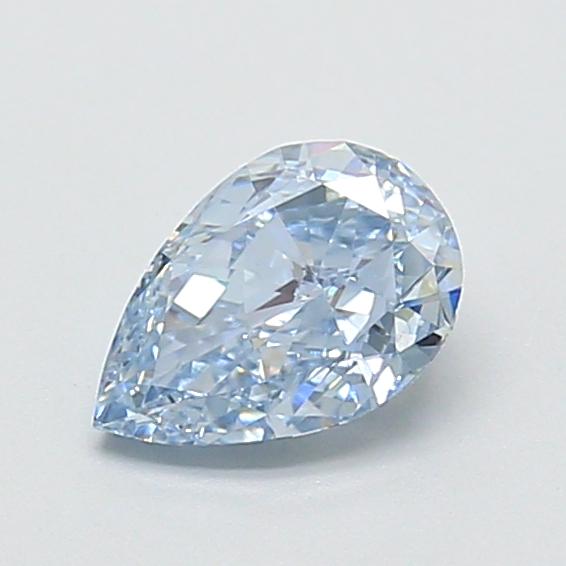 0.89 Ct. Fancy Vivid  Blue Pear Lab Grown Diamond