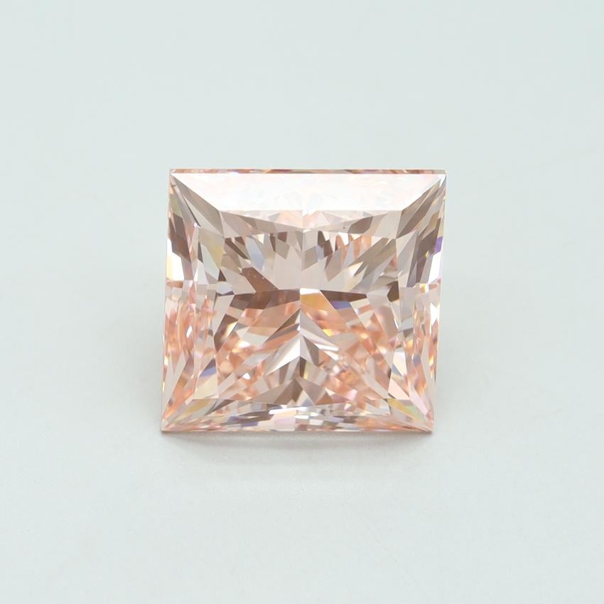 5.61 Ct. Fancy Intense Pink Princess Lab Grown Diamond