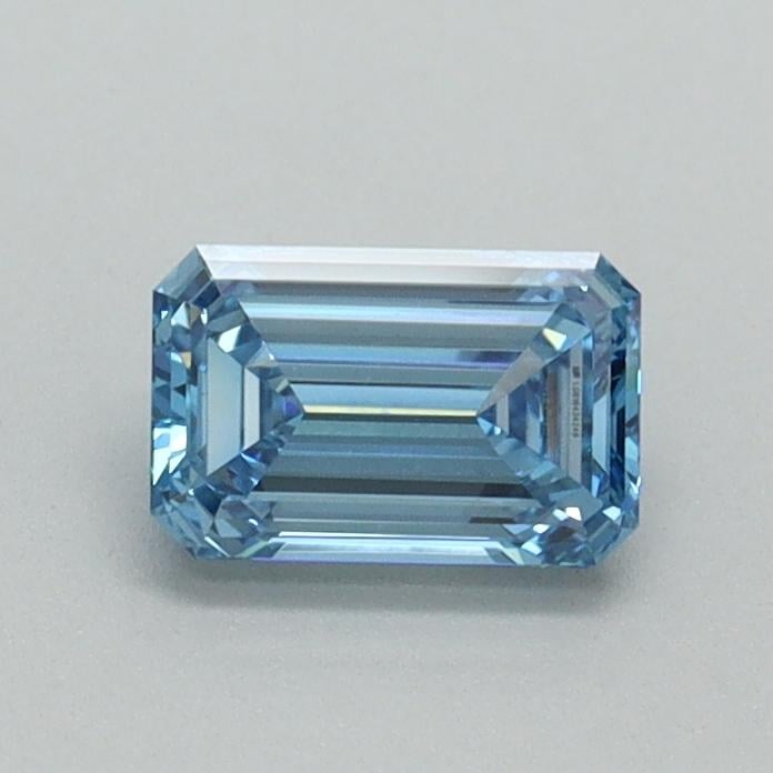 0.56 Ct. Fancy Intense Blue Emerald Lab Grown Diamond