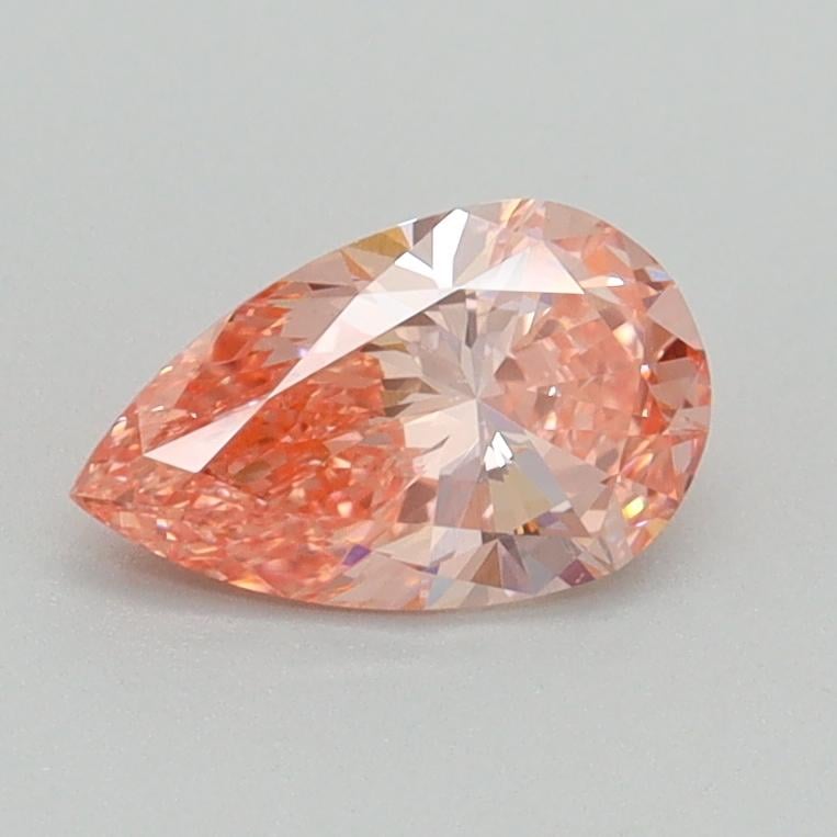 0.71 Ct. Fancy Vivid Pink Pear Lab Grown Diamond
