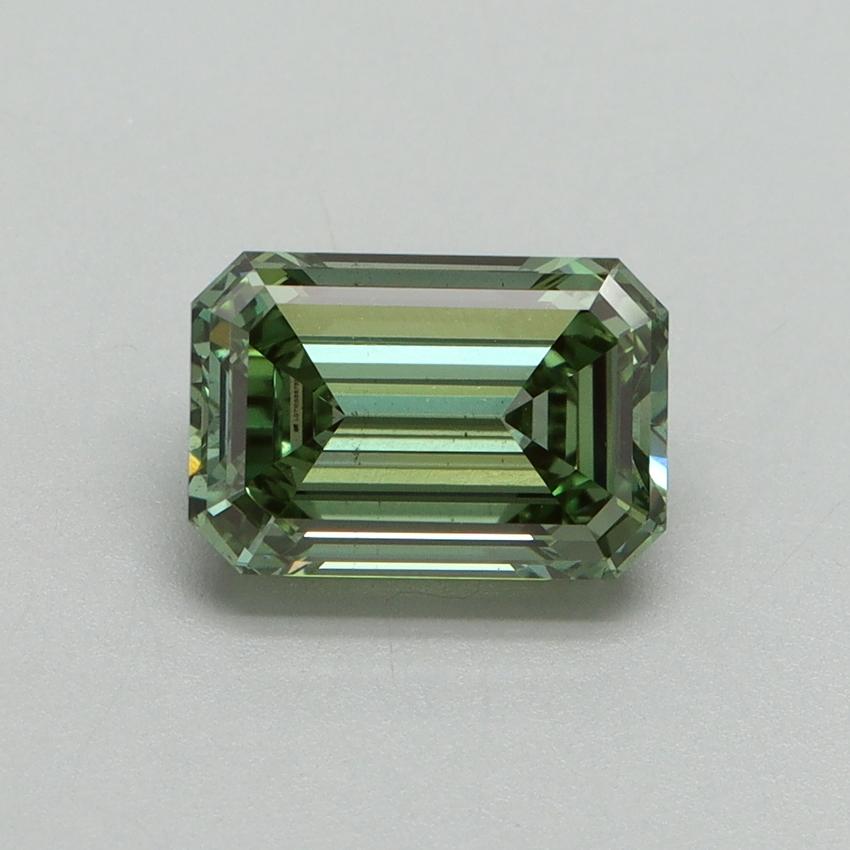 1.83 Ct. Fancy Vivid Green Emerald Lab Grown Diamond