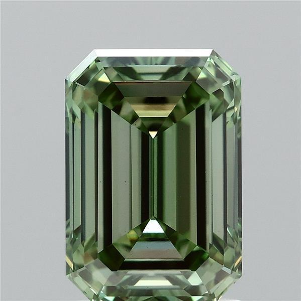 2.05 Ct. Fancy Vivid  Green Emerald Lab Grown Diamond