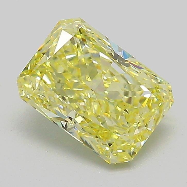 1.51 Ct. Fancy Intense  Yellow Radiant Lab Grown Diamond