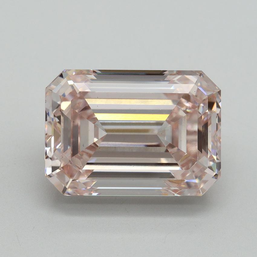 8.41 Ct. Fancy Light Pink Emerald Lab Grown Diamond