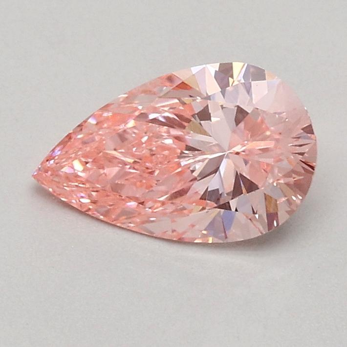 0.50 Ct. Fancy Vivid Pink Pear Lab Grown Diamond