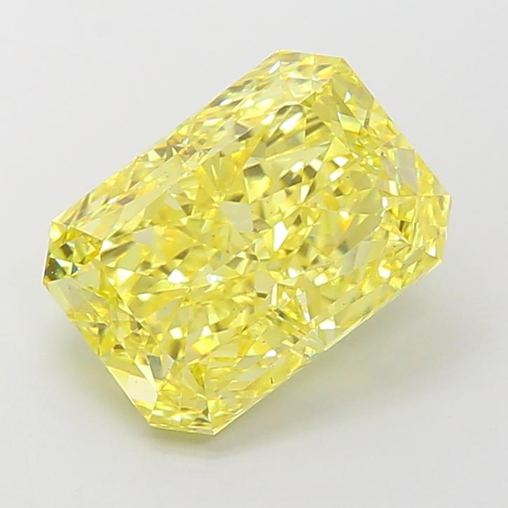 5.10 Ct. Fancy Intense Yellow Radiant Lab Grown Diamond