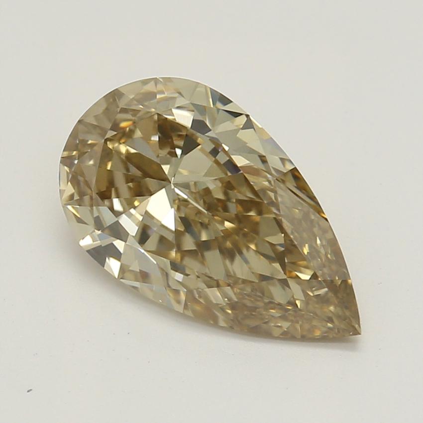 1.00 Ct. Fancy Yellowish Brown Pear Diamond