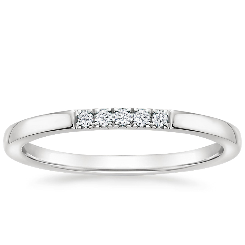 Pippa Diamond Ring in 18K White Gold