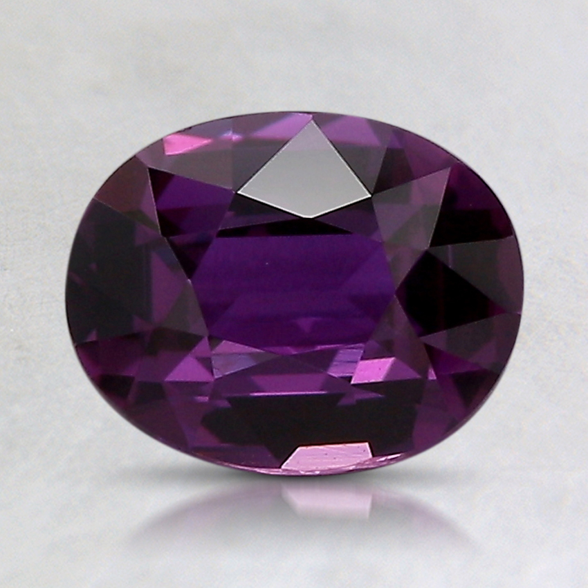 7.9x6.2mm Purple Oval Sapphire