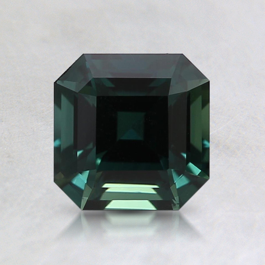 5.9mm Unheated Teal Asscher Sapphire