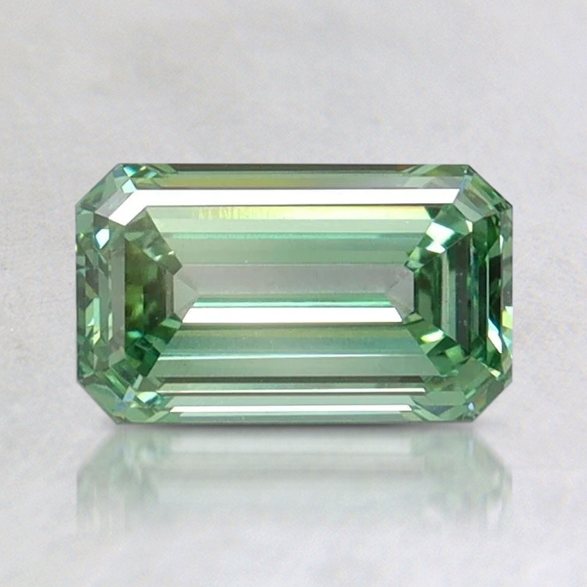 1.0 Ct. Fancy Vivid Pacific Green Emerald Lab Grown Diamond