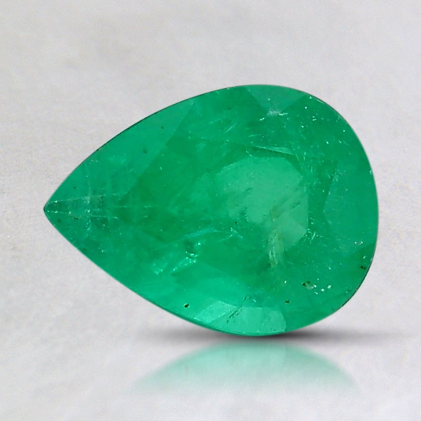 8.1x6mm Pear Emerald