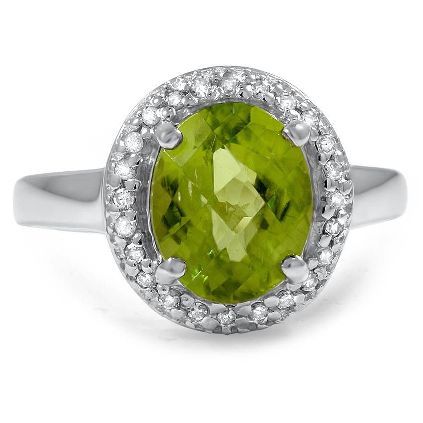 Modern Peridot Vintage Ring