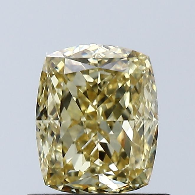 1.01 Ct. Fancy Intense Yellow Cushion Lab Grown Diamond
