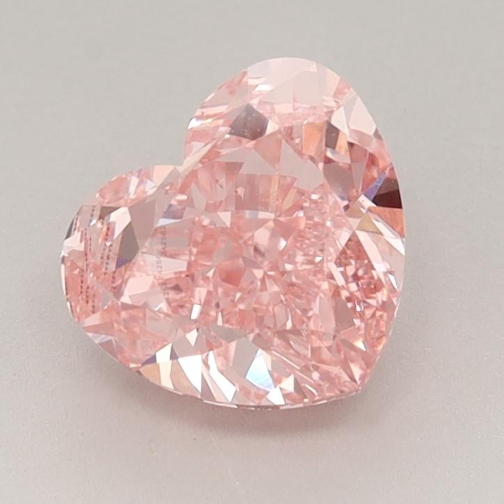 1.80 Ct. Fancy Vivid  Pink Heart Lab Grown Diamond