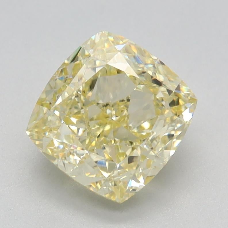 1.72 Ct. Fancy Yellow Cushion Lab Grown Diamond