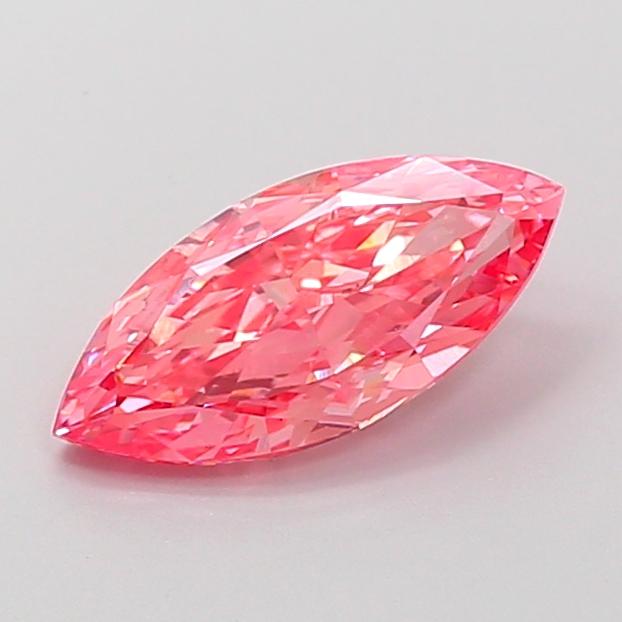 1.61 Ct. Fancy Vivid Pink Marquise Lab Grown Diamond