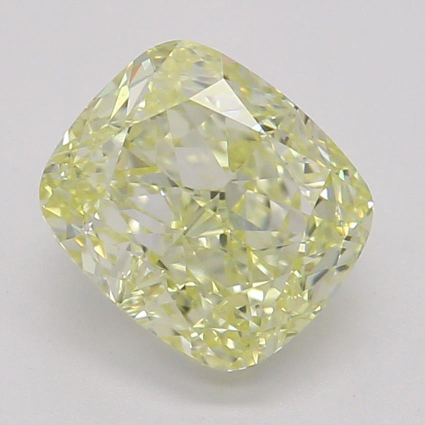 0.91 Ct. Fancy Yellow Cushion Diamond