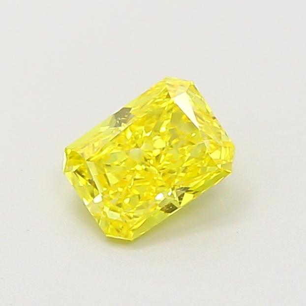 0.54 Ct. Fancy Vivid  Yellow Radiant Lab Grown Diamond