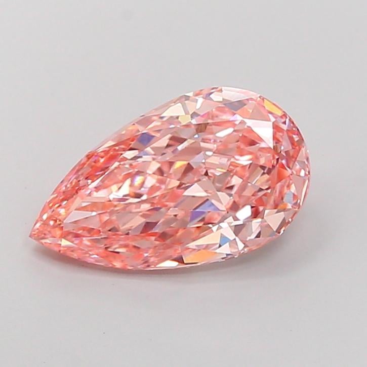 4.10 Ct. Fancy Vivid Pink Pear Lab Grown Diamond