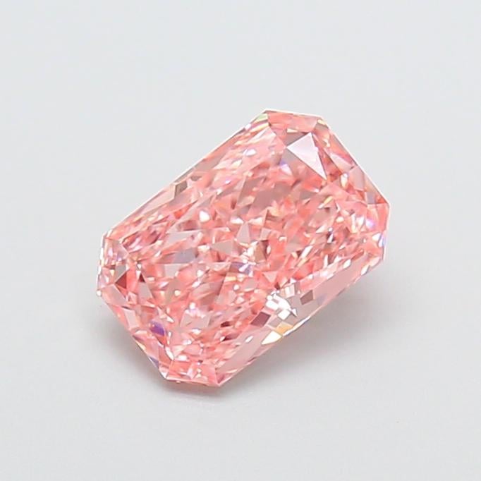 1.34 Ct. Fancy Vivid Pink Radiant Lab Grown Diamond
