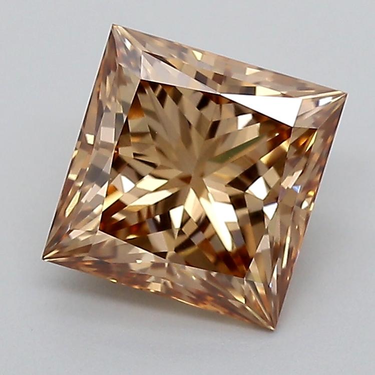1.50 Ct. Fancy Light  Brown Princess Lab Grown Diamond