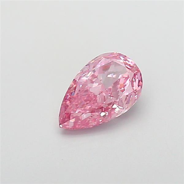 1.12 Ct. Fancy Vivid Pink Pear Lab Grown Diamond