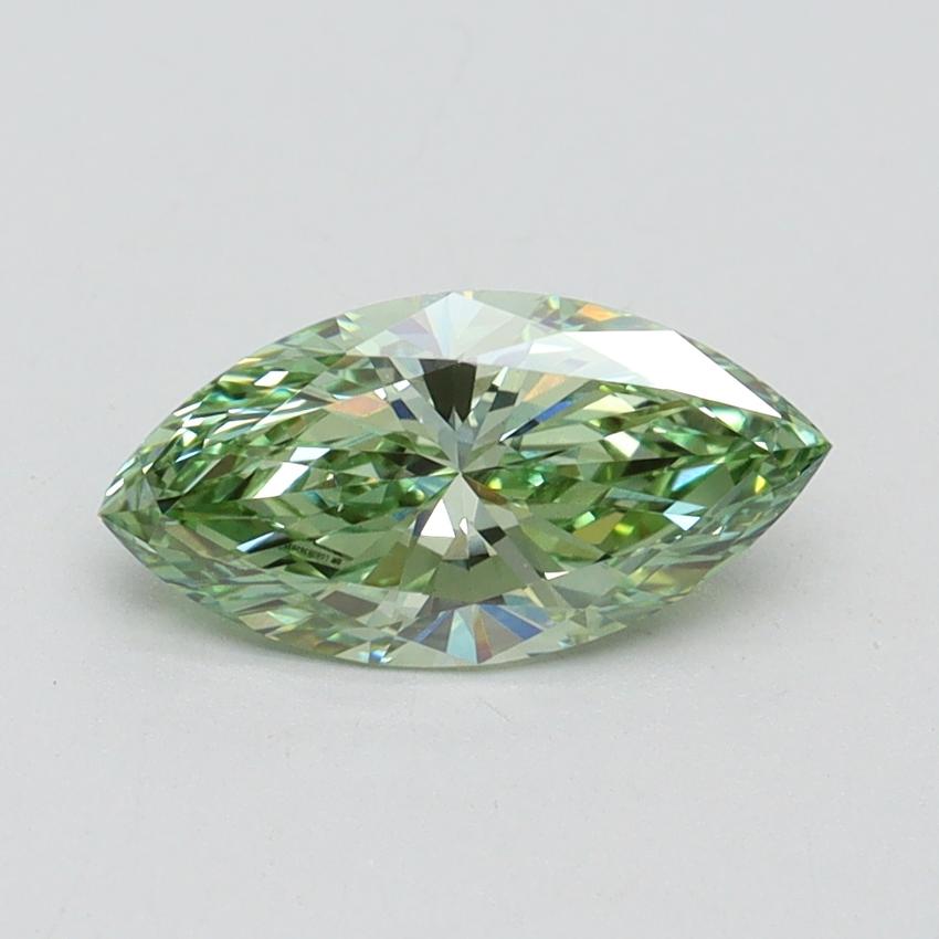 1.01 Ct. Fancy Vivid Green Marquise Lab Grown Diamond