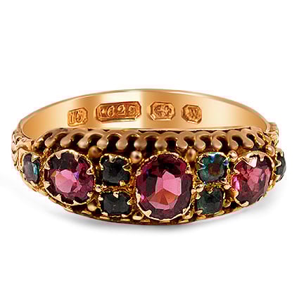 Victorian Garnet Vintage Ring