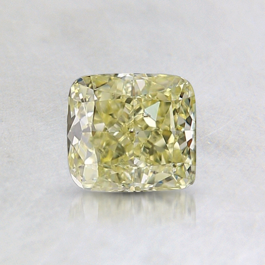 0.72 Ct. Fancy Yellow Cushion Diamond