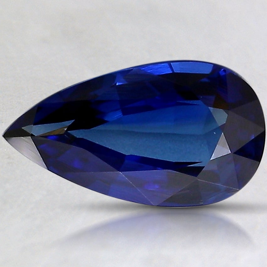 11.1x6.2mm Premium Blue Pear Sapphire