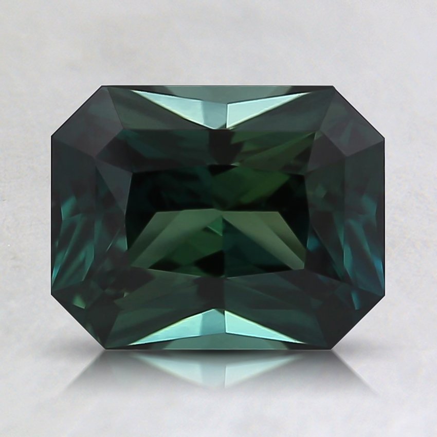 7.8x6.2mm Teal Radiant Sapphire
