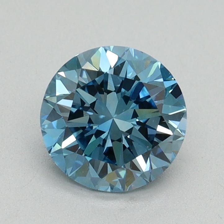 1.01 Ct. Fancy Vivid Blue Round Lab Grown Diamond