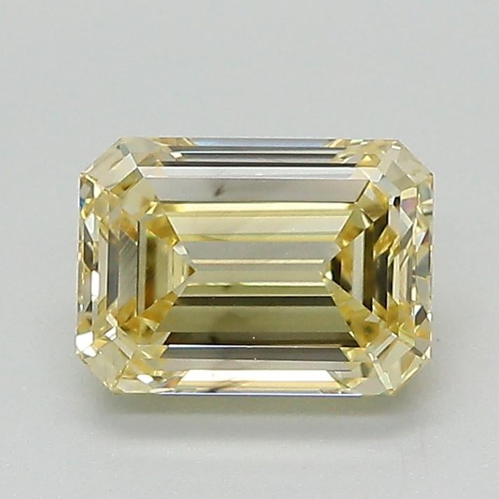 1.32 Ct. Fancy Light  Yellow Emerald Lab Grown Diamond
