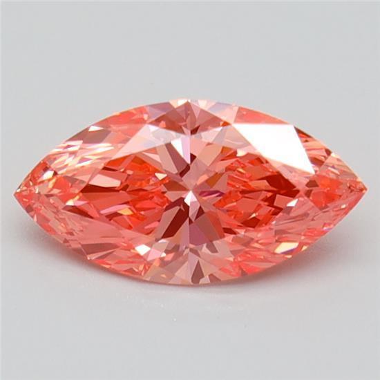 1.09 Ct. Fancy Vivid Pink Marquise Lab Grown Diamond